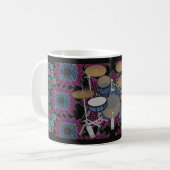 Kit de tambour et graphismes fractaux: Coffee Mug (Devant gauche)