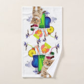 Kit de toilette Kitten Purple Fairy (Serviette à main)