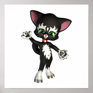 Kit E. Cat, de Cartoon Kitten Poster
