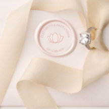 Elegant Couple's Names Monogramme Mariage de coeur