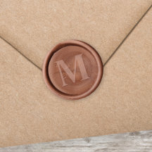 Élégant simple Monogramme personnalisé