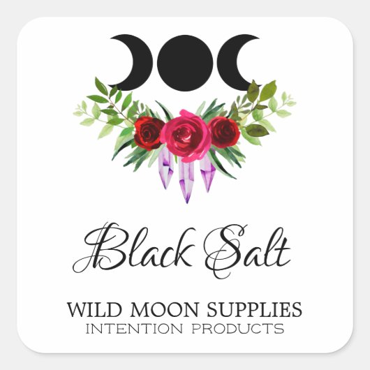 Kit épell de sel noir Étiquettes (Devant)