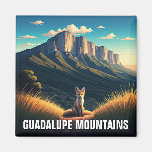 Kit Fox in het Guadalupe Mountains National Park Magneet