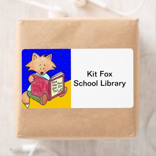 Kit Fox Library Étiquettes (En situation)