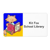 Kit Fox Library Étiquettes (Devant)