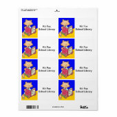 Kit Fox Library Étiquettes (Feuille entière)