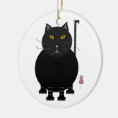 Kit Kat en Mouse Keramisch Ornament (Links)