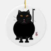 Kit Kat en Mouse Keramisch Ornament (Achterkant)