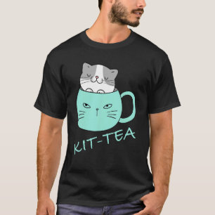 Kit Tea Cat Cute en Cat 4 T-shirt