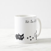 Kit Tea Cat White 11 oz Classic White Mok (Voorkant rechts)