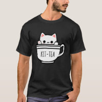 Kit Tea Grappige Kat Woordspeling Kawaii Kat