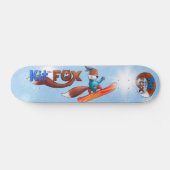 Kit the Fox Skateboard (Horizontaal)