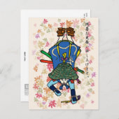 Kita Santaro fin de l'été Carte postale (Devant / Derrière)