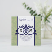 Kitab islamique chic vert de katb de faire-part de (Debout devant)