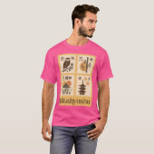 Kitakyushu postzegels Japans reizen T-shirt (Voorkant volledig)