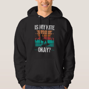 Kitboarder Grappig Is mijn Kite oké Humor Kitesurf Hoodie