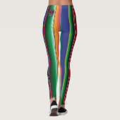Kitch Fiesta Leggings Skull Serape Pantalon VOTRE  (Dos)