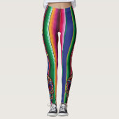 Kitch Fiesta Leggings Skull Serape Pantalon VOTRE  (Devant)