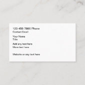 Kitchen And Bath Home Renovations Visitekaartje (Achterkant)