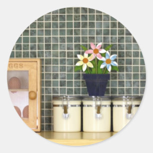 Kitchen Angels Ronde Sticker