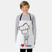 Kitchen Apron Schort (Gedragen)