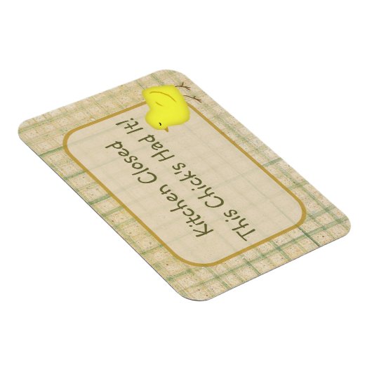 Kitchen Closed Magnet Magneet (Rechterzijde)