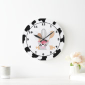 Kitchen Cow amusant dessin animé horloge murale (Maison)