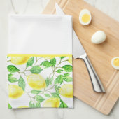 Kitchen Dish Towel-Lemons Theedoek (Quarter Fold)