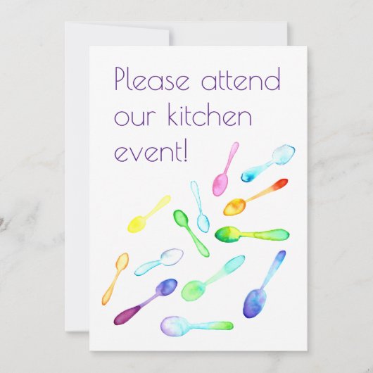 Kitchen Event Kaart (Voorkant)