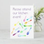 Kitchen Event Kaart (Staand voorkant)