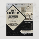 Kitchen Fitter Flyer – Professional Kitchen Instal (Voorkant)