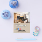 KITCHEN FITTER PLUMBING SPECIALIST DIY FLYER (Enkel)