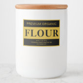 Kitchen Flour Label Custom Storage Sticker (Devant)