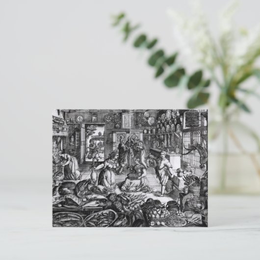 Kitchen Interior Briefkaart (Staand voorkant)