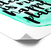 Kitchen Is My Happy Place Poster (Coin)