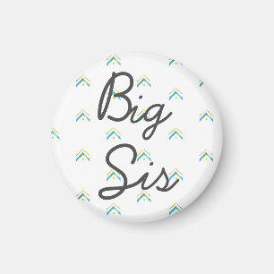Kitchen Magnet Big Sis Sister Photo Holder Magneet