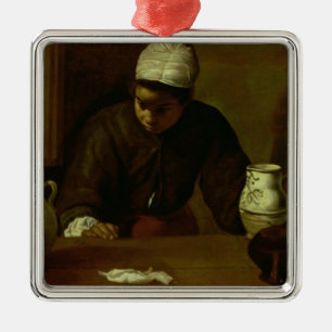 Kitchen Maid with the Supper at Emmaus, c.1618 Metalen Ornament