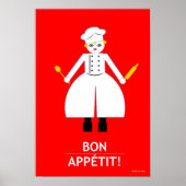 Kitchen Martzkin "Bon Appétit !" Affiche (Devant)