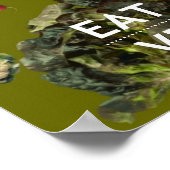 Kitchen Martzkin "MANGE VOS LÉGUMES !" Affiche (Coin)