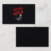 Kitchen Ninja Cooking BBQ Visitekaartje (Voorkant / Achterkant)