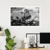 Kitchen Nome, Alaska 1916 Poster (Thuiskantoor)