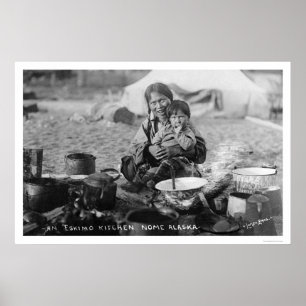 Kitchen Nome, Alaska 1916 Poster