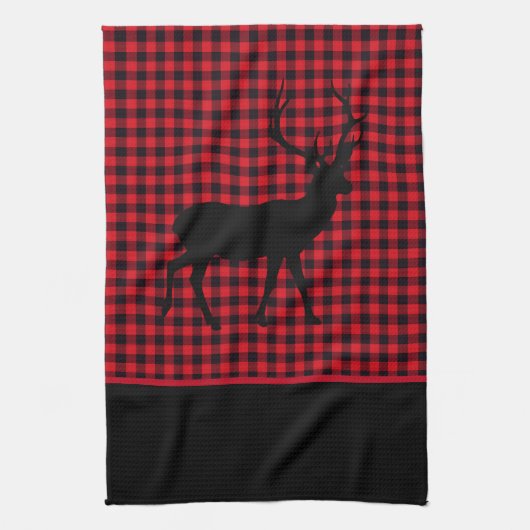Kitchen Towel-Buffalo Pset-Deer Theedoek (Verticaal)
