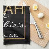 Kitchen Towel Chanukah Gold Theedoek (Quarter Fold)