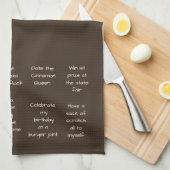 Kitchen Towel-Chicken Bucket List Theedoek (Quarter Fold)