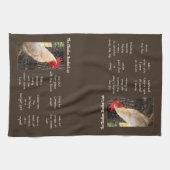 Kitchen Towel-Chicken Bucket List Theedoek (Horizontaal)