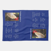 Kitchen Towel-Chicken Bucket List Theedoek (Horizontaal)