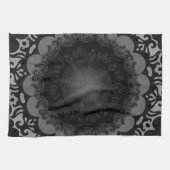 Kitchen Towel - 'Dark Mandala' nr. 1 Theedoek (Horizontaal)