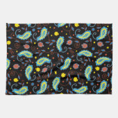 Kitchen Towel "Hanukkah Paisley Dreidel Towel" Theedoek (Horizontaal)