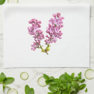 Kitchen Towel - Lila bloesems Theedoek